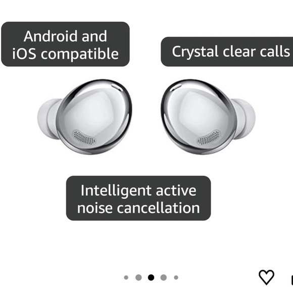 Buds Pro earbuds silver color new in box - Picture 2 of 6